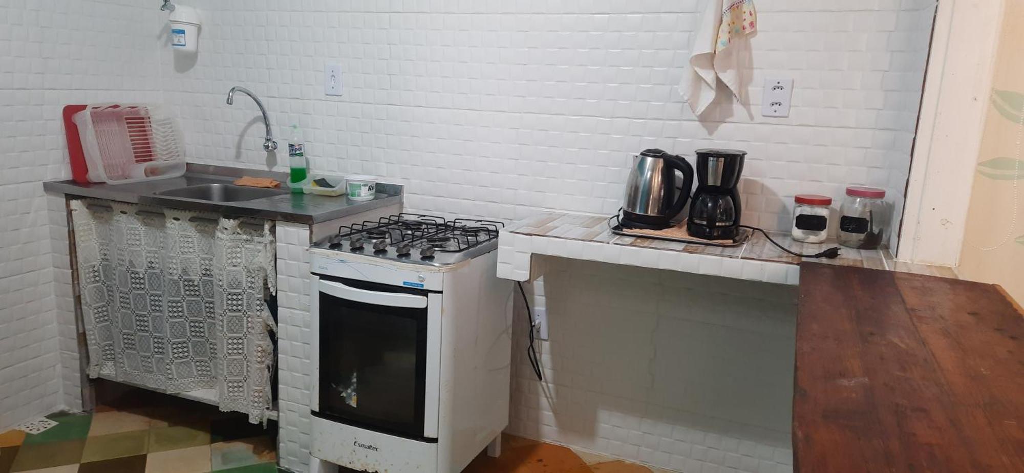 Hospedagem Recanto Dos Ties Apartment Vila do Abraao Bagian luar foto